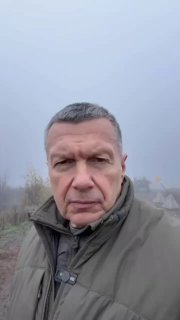 Руснявий пропагандист Соловйов заявляє, що приїхав на фронт у Дніпропетровську ...
