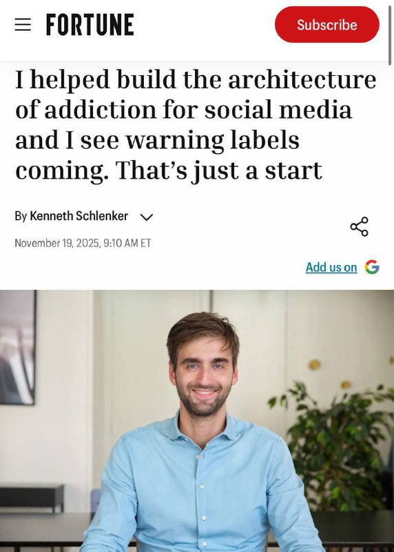 Соцмережі спеціально вигадали так, щоб тримати людей залежно — про це розповів к...