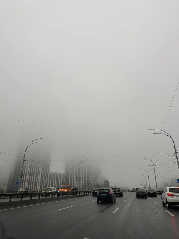 Туман у столиці протримається протягом усього дня: видимість складе 200–500 м, —...