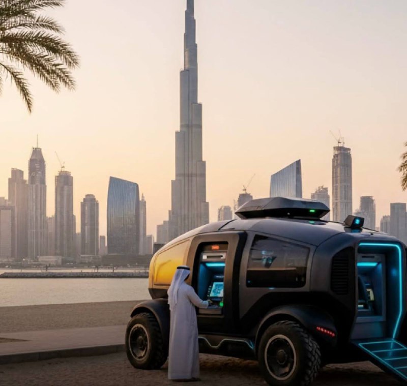 У Дубаї тепер можна викликати банкомат будь-куди — хоч додому, хоч на вечіркуУ м...