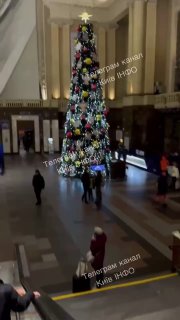 ЯЛИНКУ вже встановили на Центральному вокзалі у столиці...