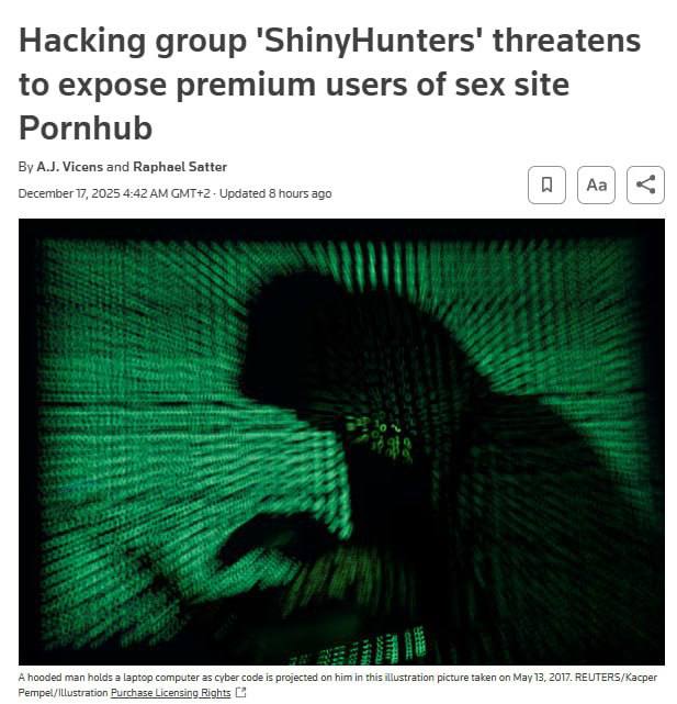 Pornhub зазнав кібератаки: викрадено дані 200 млн користувачів, – ReutersХакери ...