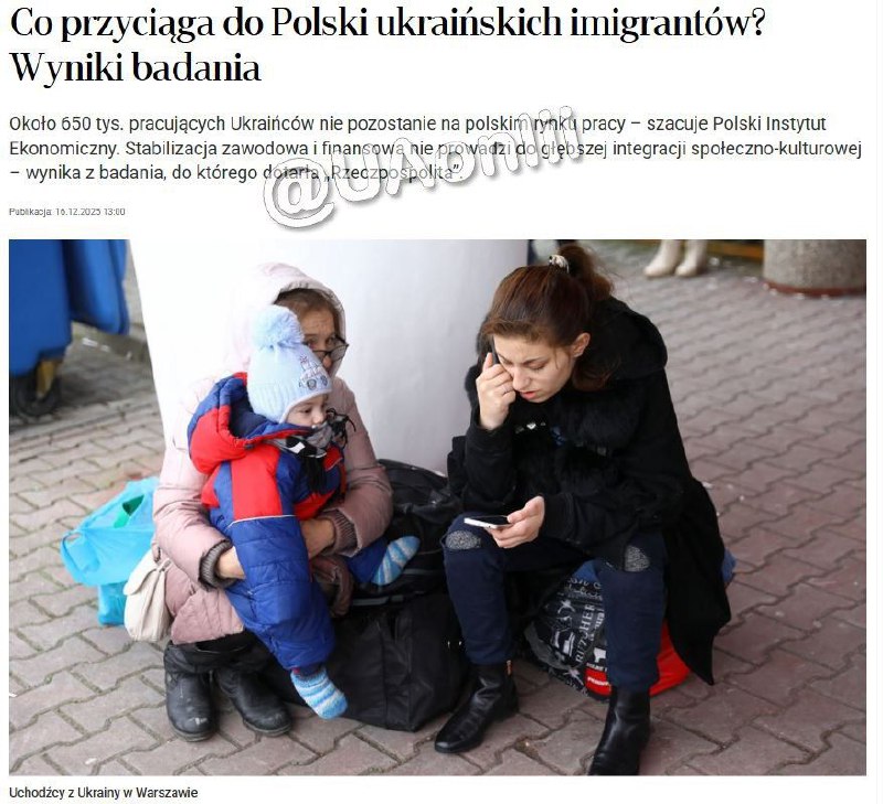 ‍Близько 43% українців можуть виїхати з Польщі найближчим часом. Лише 15%...