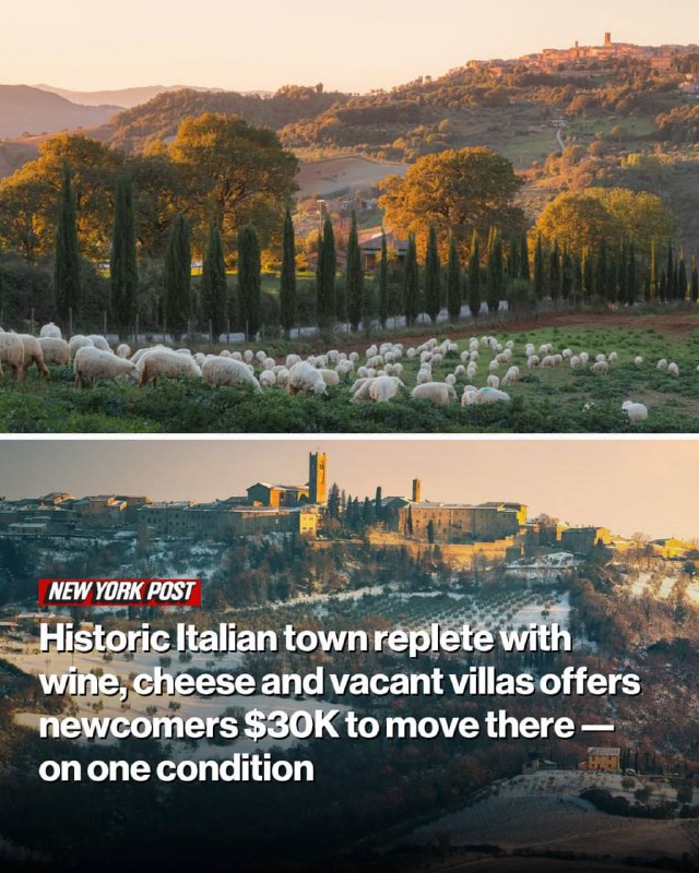 Італія платить за переїзд до Тоскани!Влада звуть людей у ​​крихітне середньовічн...