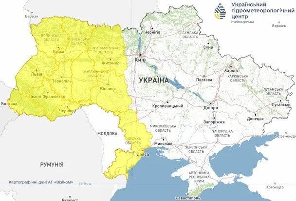 Відсьогодні Україну накриє негода: синоптики прогнозують суттєве похолодання та...