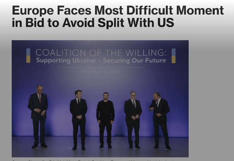 Европа убеждает Зеленского не соглашаться на вывод войск из Донбасса, - Bloomber...