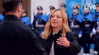 Зеленський приїхав на зустріч з прем'єркою Італії Мелоні у Римі...