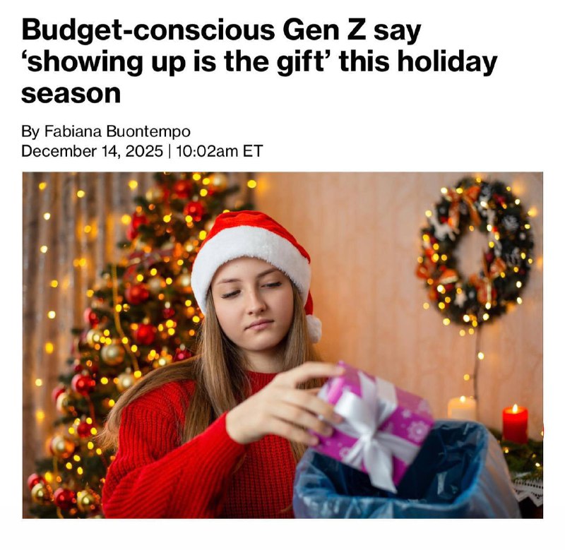 Зумери вважають присутність найкращим новорічним подарункомПокоління Z все часті...