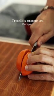 З'явився незвичайний новорічний чай – його заварюють прямо через шкірку апельсин...