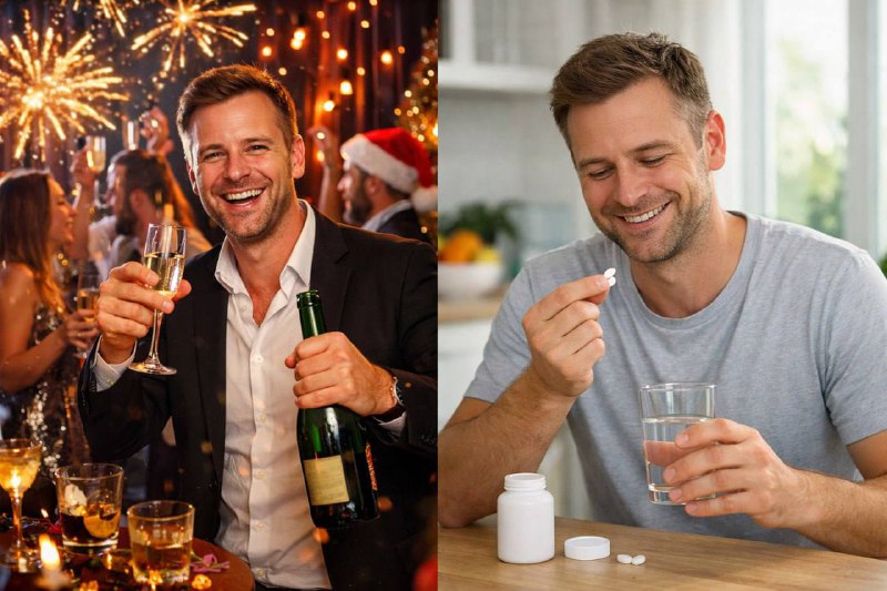 Новий рік без похмілля: схема, яка допоможе бути живим навіть після сильної п'ян...