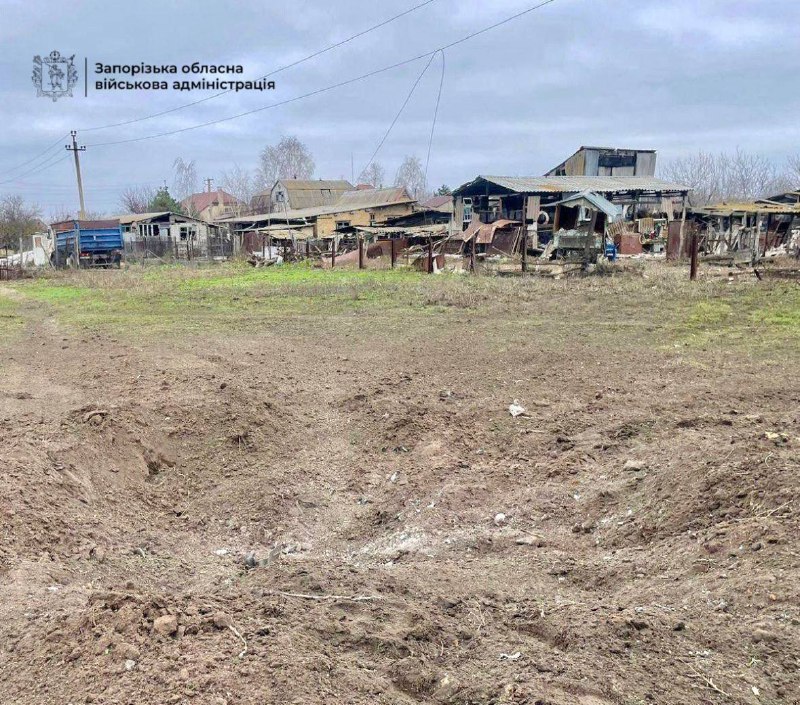 У Запорізькому районі пошкоджені приватні будинки, господарчі споруди та лінії е...