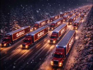 Фури з надписами SBU везуть святоСлужба безпеки України анонсувала цікаві новини...