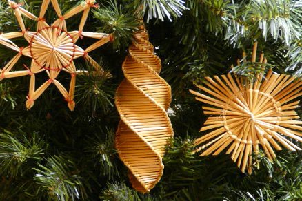 Як прикрашали ялинку в давнинуШматочки цукру, скляне намисто, горішки, пряники т...