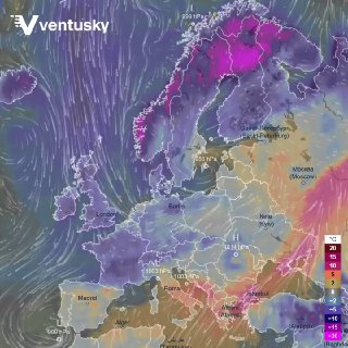 Європу очікує холодний тиждень За винятком південно-східної частини, температура...