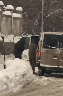 Влетіла з ногами: у Львові поліцейська вдарила літню комунальницю, яка розчищала...