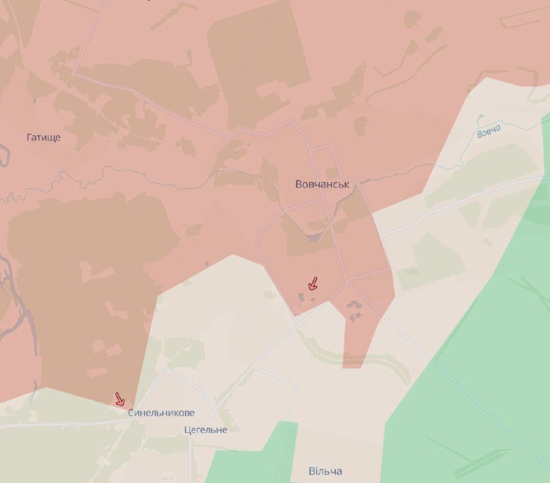 Ворог просунувся у Вовчанську і поблизу Вільчи на Харківщині, а також у Покровсь...