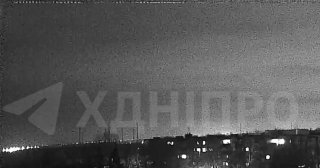 Вспышки в Днепре, после которых в городе исчез свет...