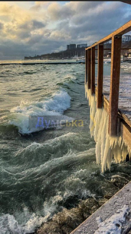 Зимова Одеса — як окремий вид мистецтваВже найближчої ночі синоптики прогнозують...