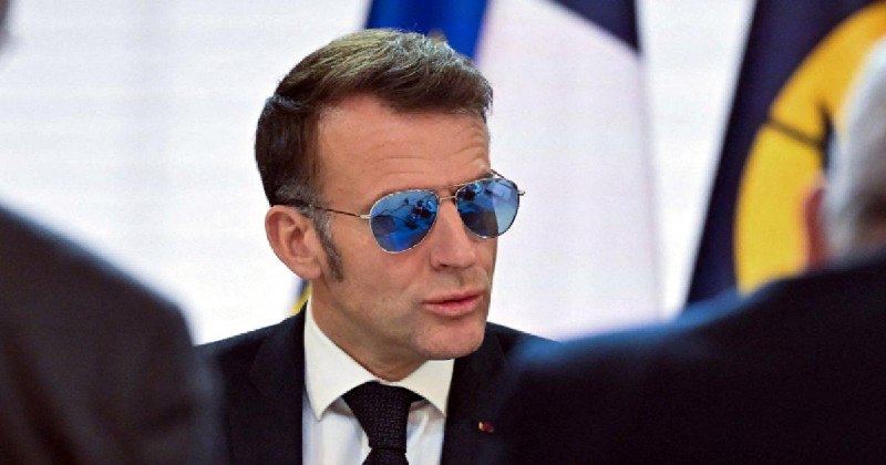 Макрон тимчасово носить сонцезахисні окуляри навіть у приміщенні через розрив с...