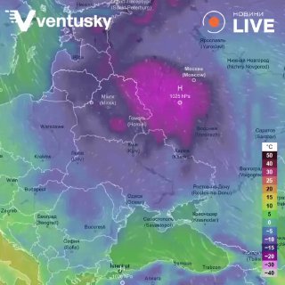 Морози до −20°C протримаються в Україні до кінця січня, — Ventusky...
