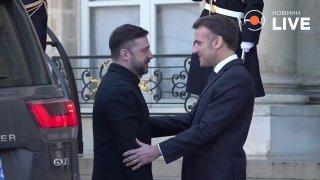 Президент Зеленський прибув до Парижа для участі в саміті «коаліції рішучих», — ...