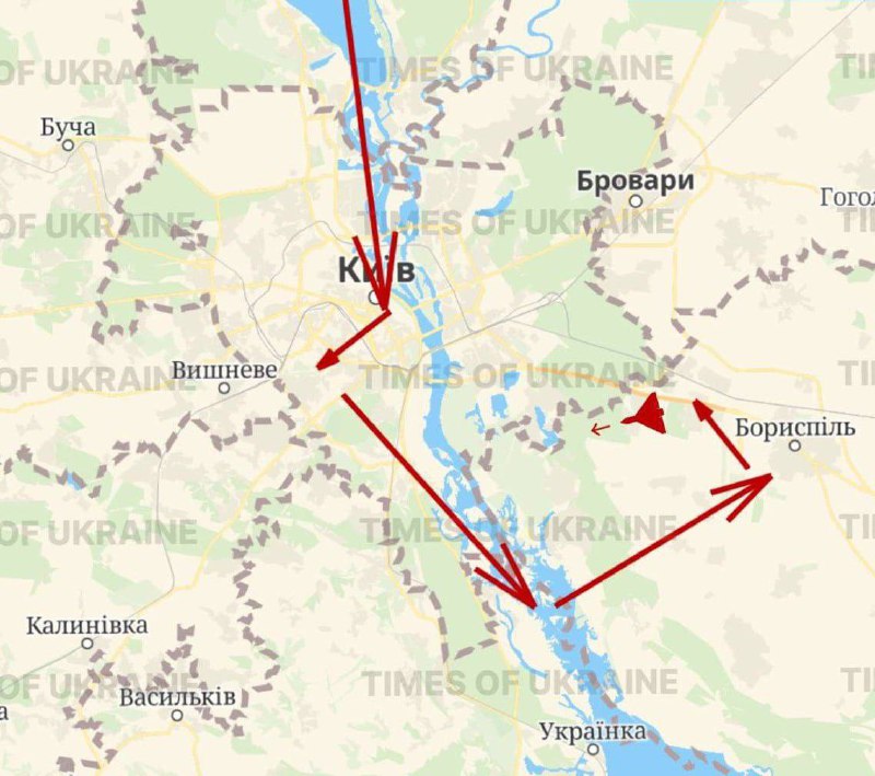 РФ весь день готує удар по Києву - такої активної розвідки в столиці давно не бу...
