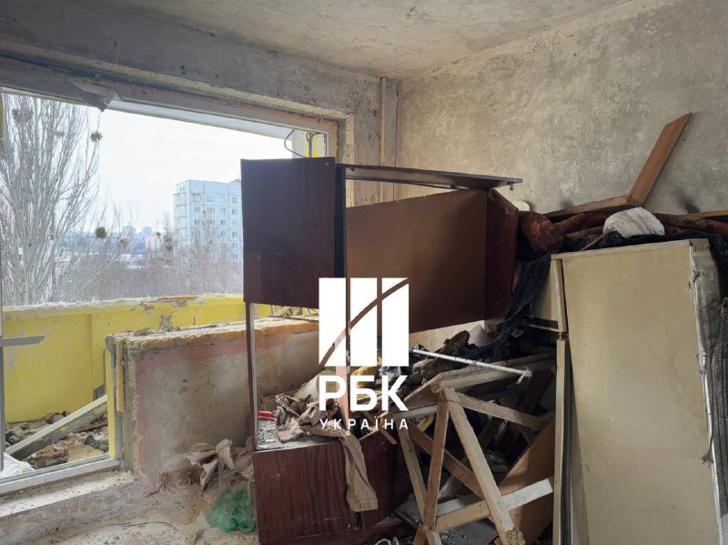 Сьогодні вночі у Харкові пролунав на п'ятому поверсі 16-поверхового будинку у Са...