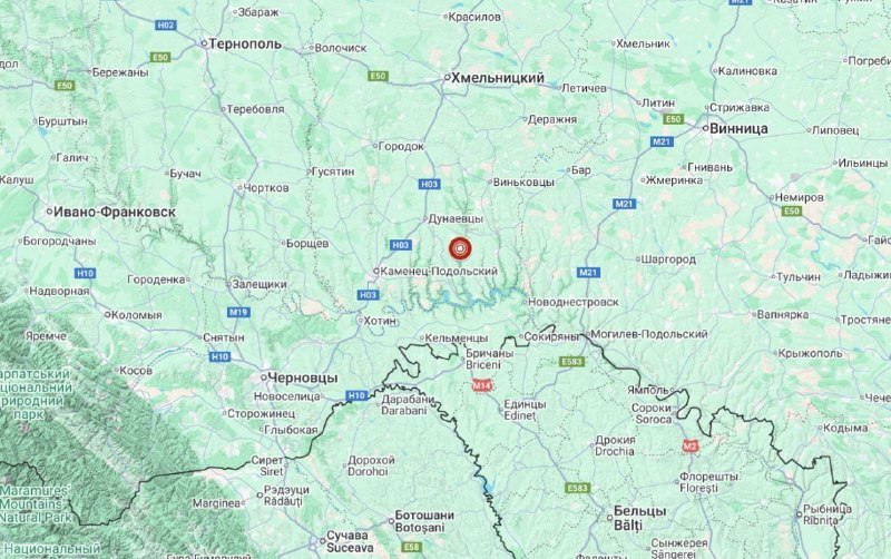 Сьогодні рано вранці в Україні стався землетрусПідземні поштовхи були зареєстров...