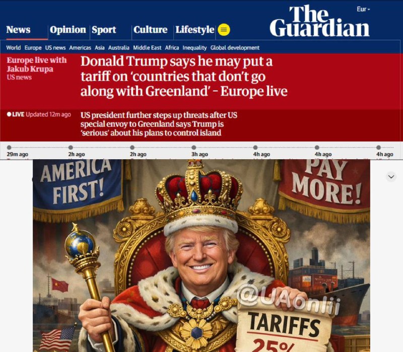 Трамп оголосив себе «королем мит» і пригрозив ввести їх проти країн, що заважают...