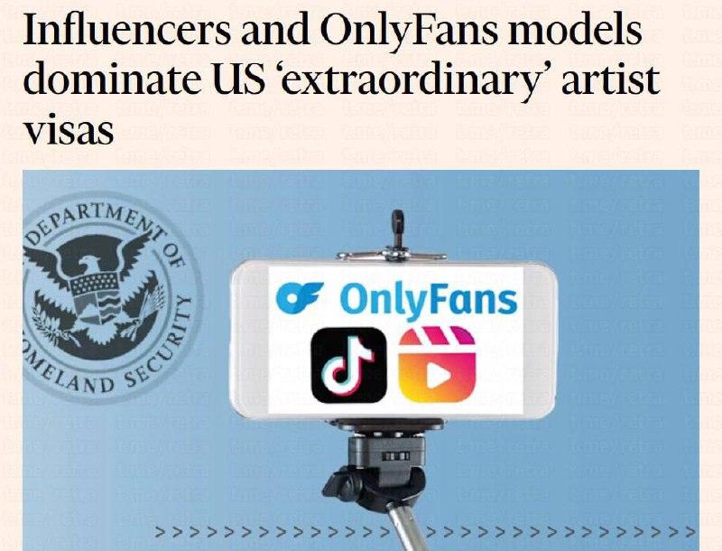 У США все частіше почали видавати візи OnlyFans-моделям, — Financial TimesРаніш...