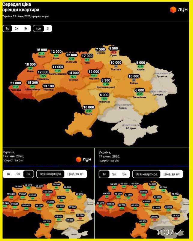 Ціни на житло й оренду й далі зростають у КиєвіПроблеми з електрикою та теплом н...
